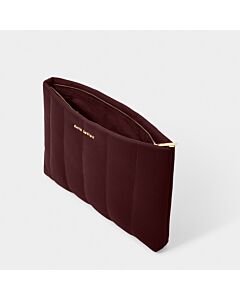 Katie Loxton Kayla Quilted Clutch - Tan
